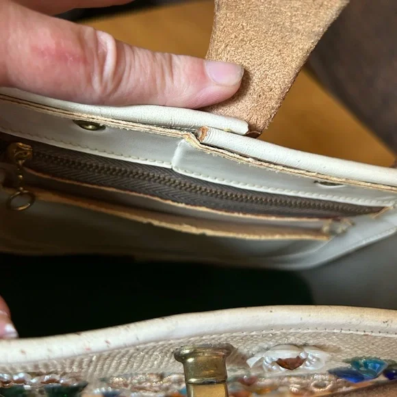 Enid Collins Rhinestone Embellished Handbag - Picture 5 of 10